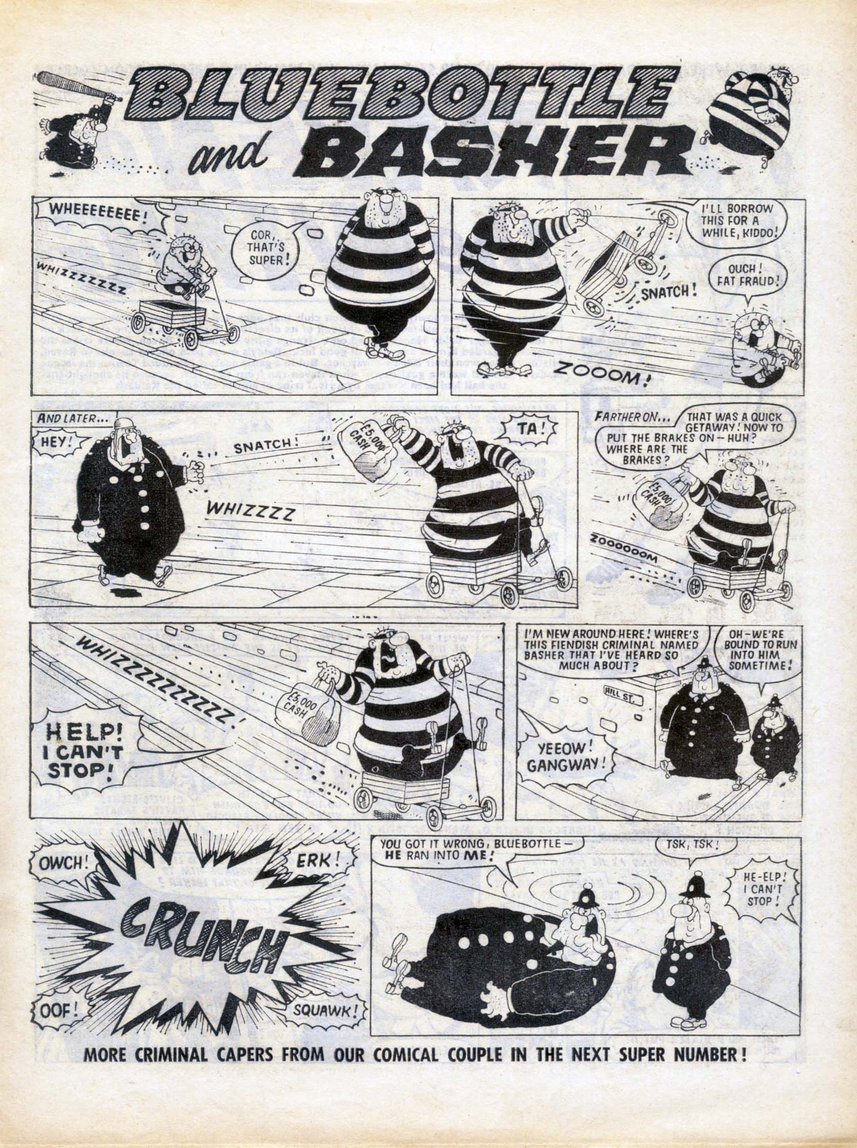 Bluebottle & Basher Valiant 20th July 1968