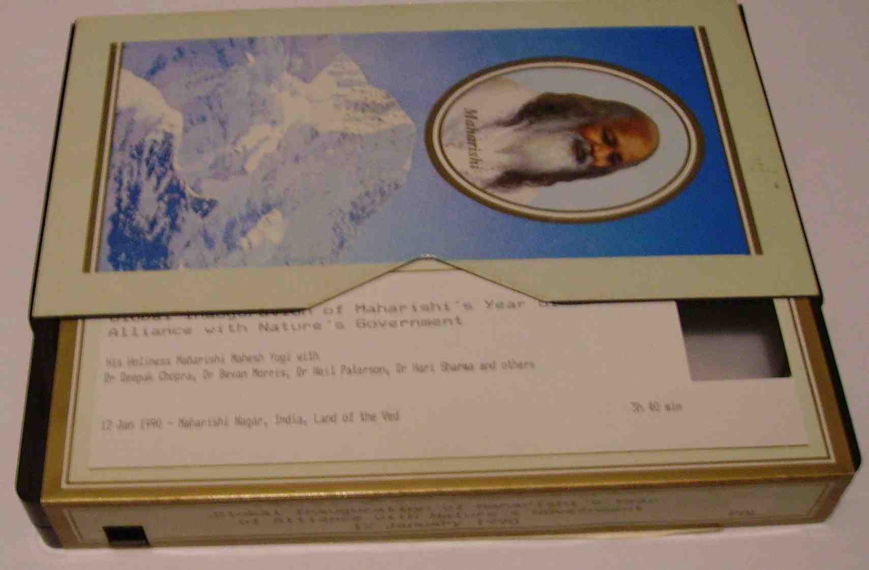 Global Inauguration of Maharishi's Year of Alliance with Nature's Government 12th January 1990 - Maharishi Mahesh Yogi