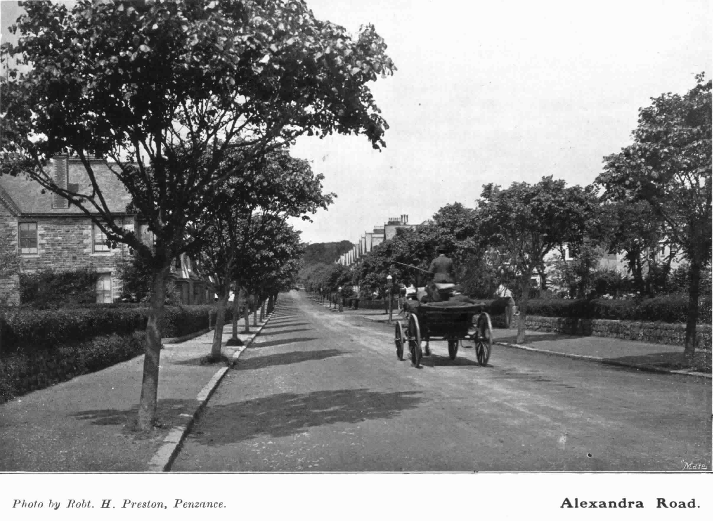 Alexandra Road, Alverton, Penzance c1902
