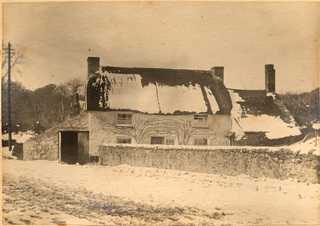 Luke Rowe's Cottage in the snow