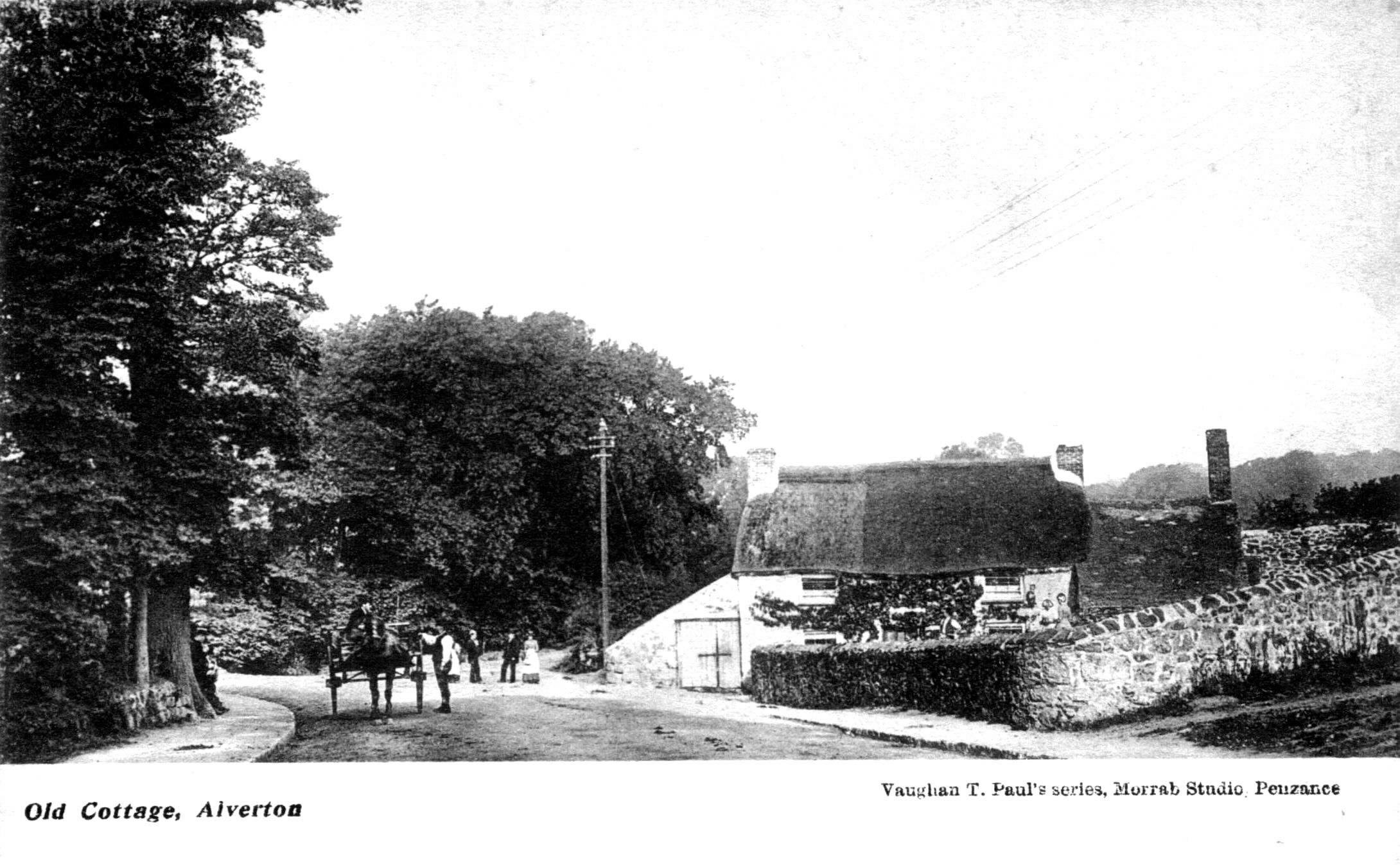 Luke's Cottage, Alverton, Penzance c1902