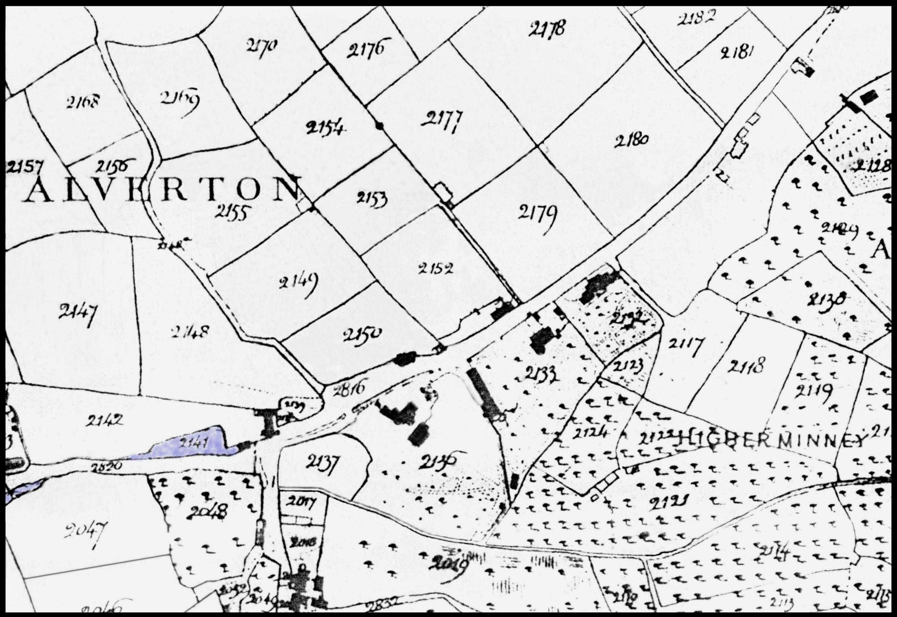 Alverton Tithe Map c1839