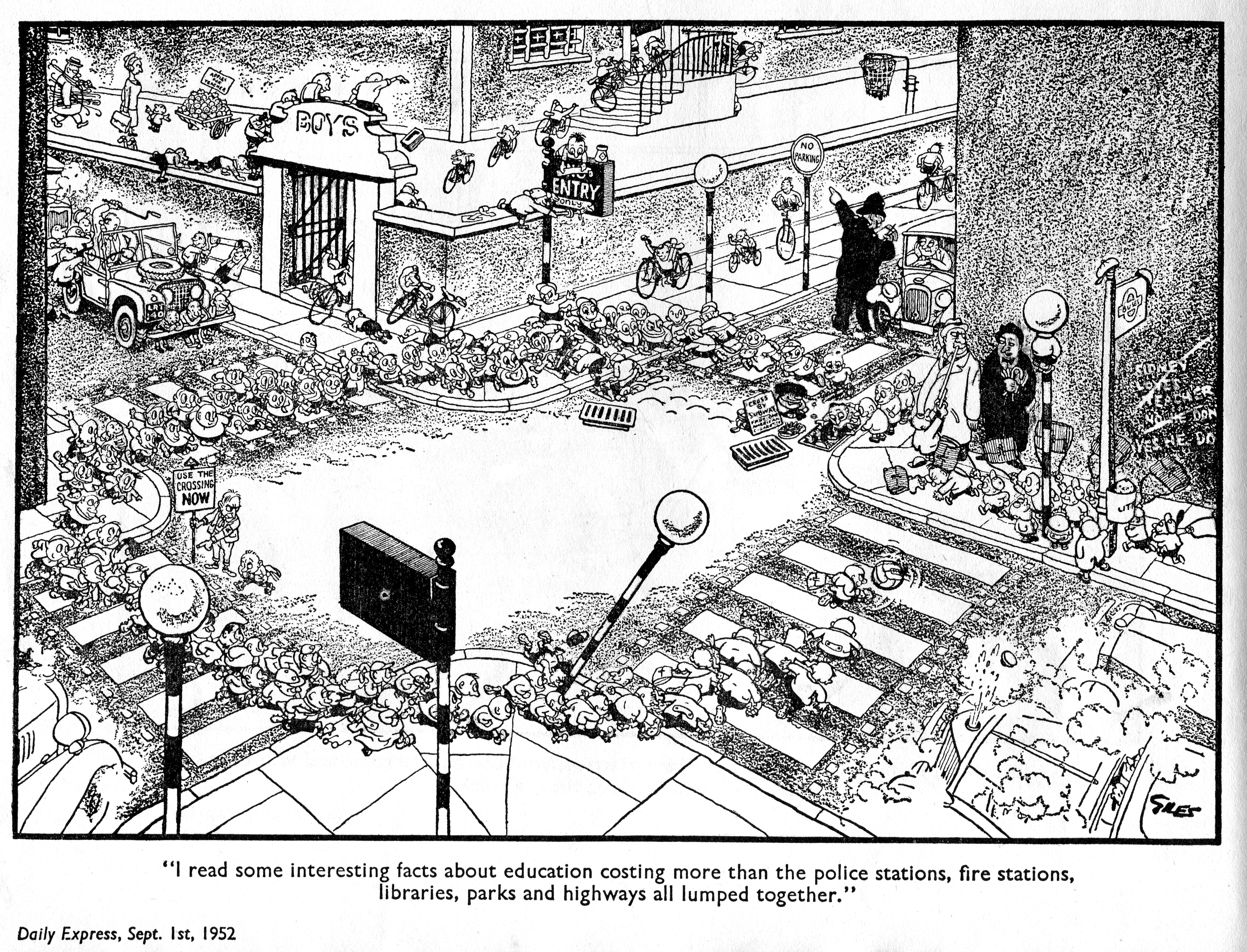 Giles 1st September 1952 Daily Express