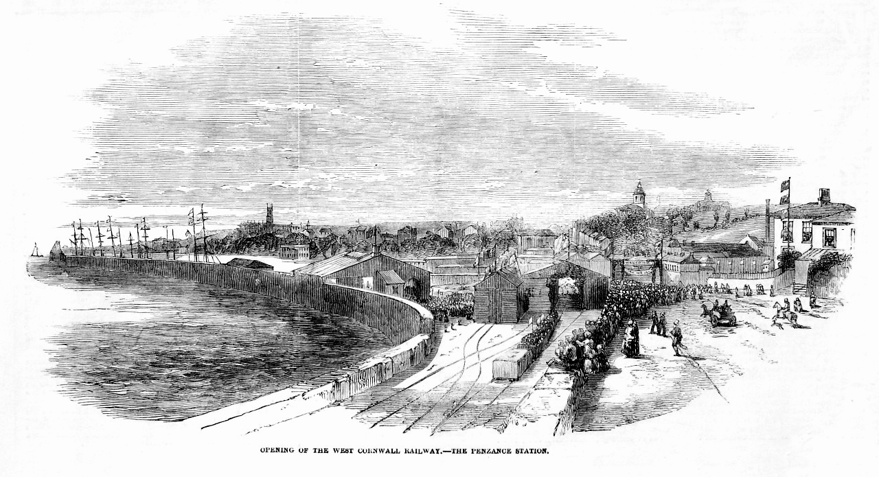 Opening of Penzance Station 1852