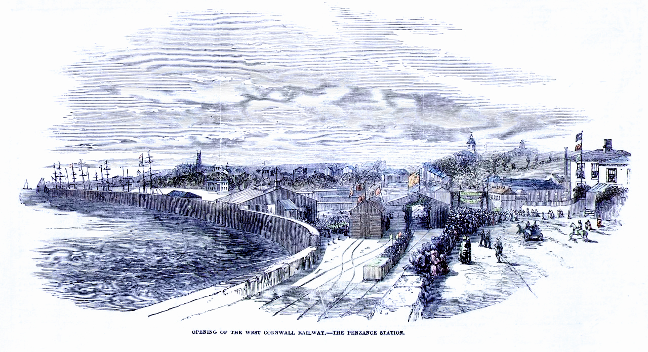 Opening of Penzance Station 1852
