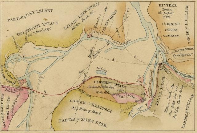 Hayle map 1825