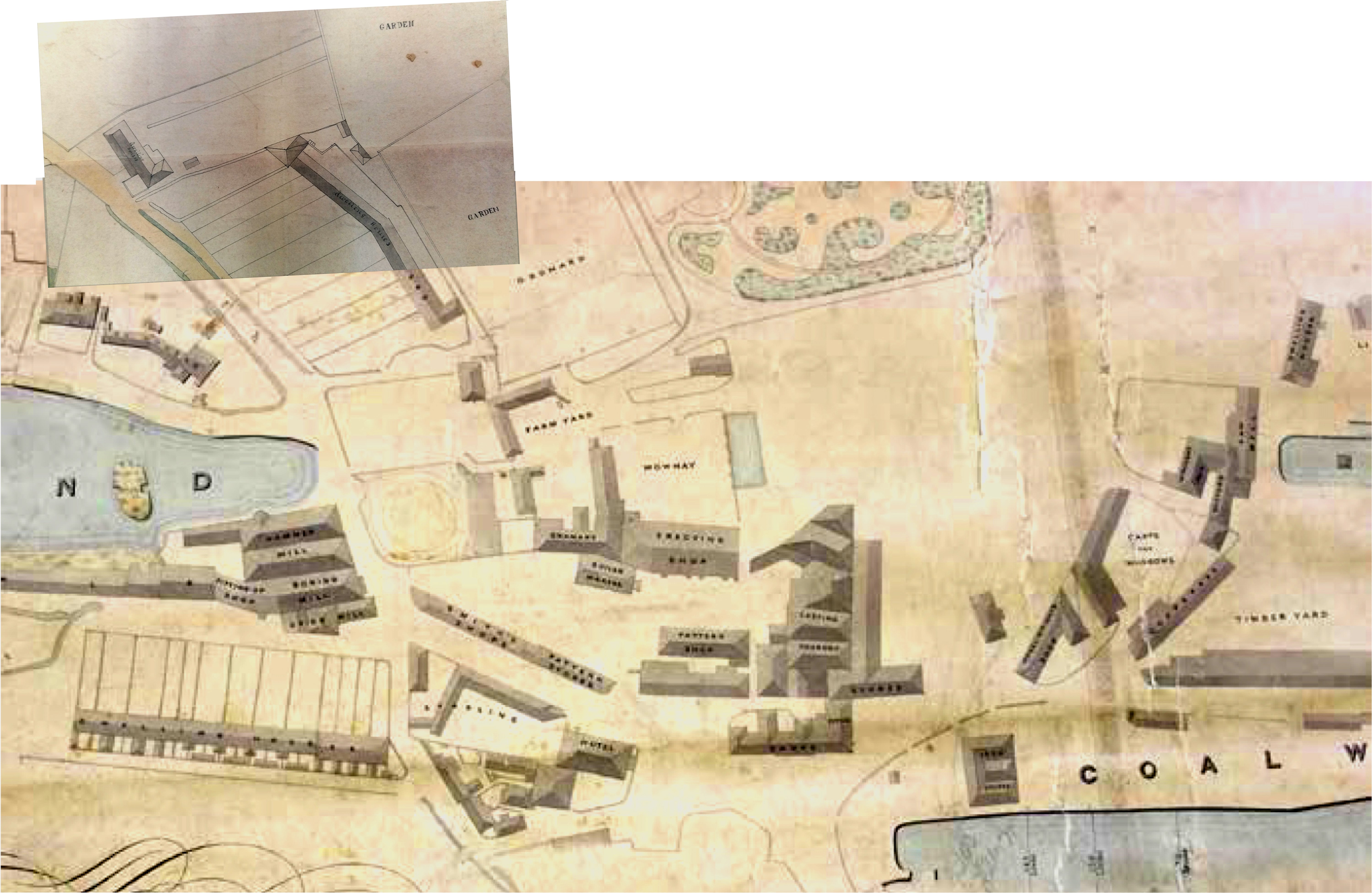 Hayle Foundry plan 1841