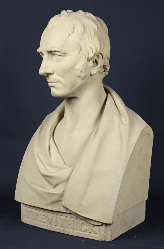 Plaster bust of Richard Trevithick